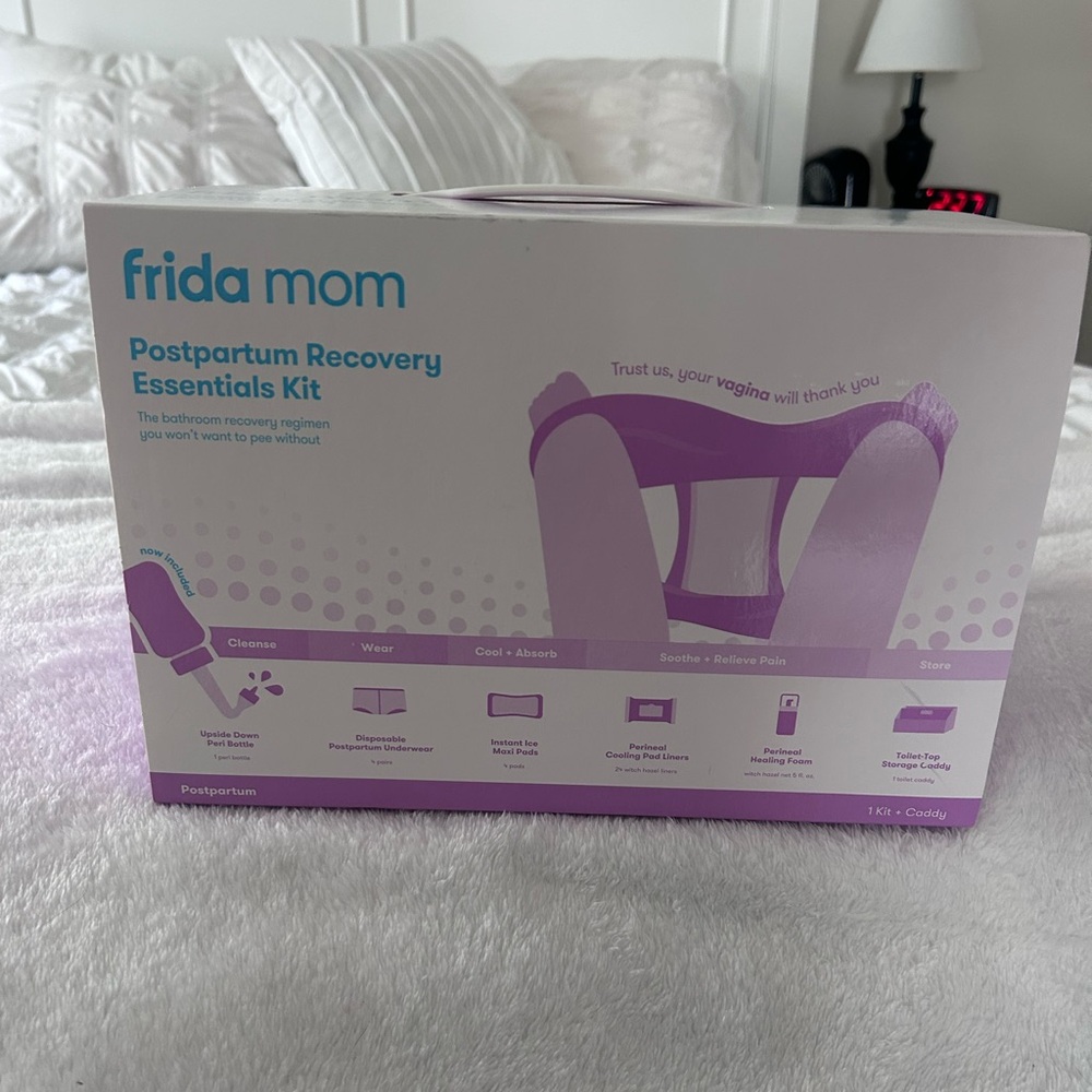 Never opened brand new Frida mom postpartum recovery kit